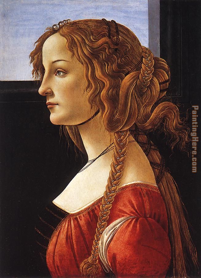 Sandro Botticelli Portrait of a Young Woman